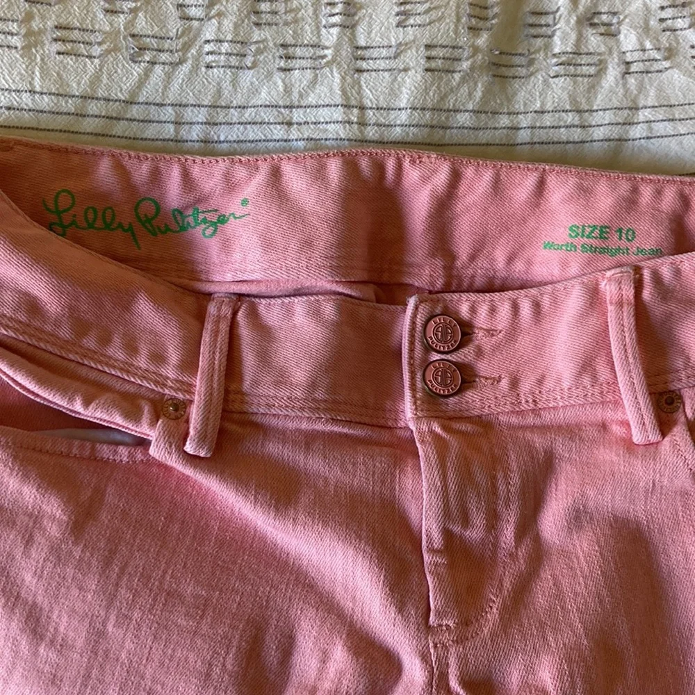 Lilly Pulitzer Pink Jeans - Picture 3 of 8